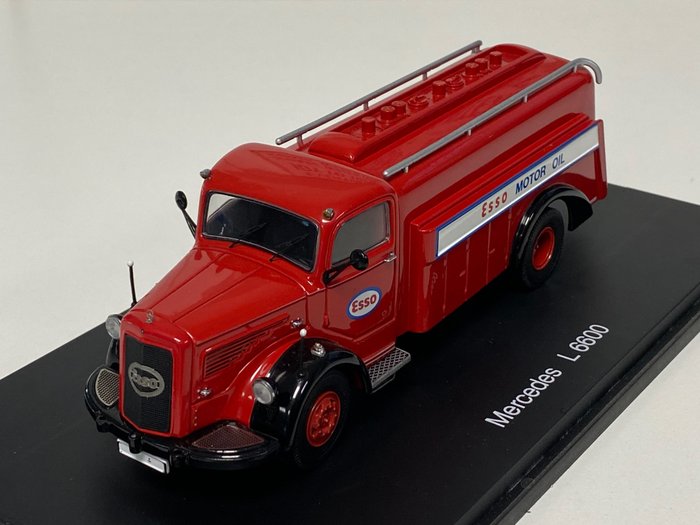 Preview of the first image of Schuco - 1:43 - Mercedes L6600 Esso Motor Oil - Limited and sold out edition.