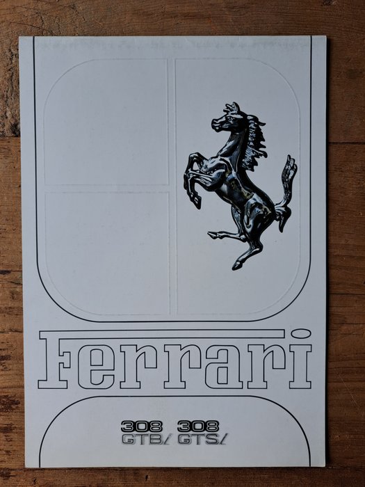 Preview of the first image of Brochures/catalogues - Ferrari 308 GTB / 308 GTS sales brochure #206/81 - 8M/2/81 - Ferrari - 1980-.