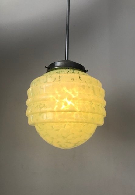 Preview of the first image of Art Deco hanging lamp (1).