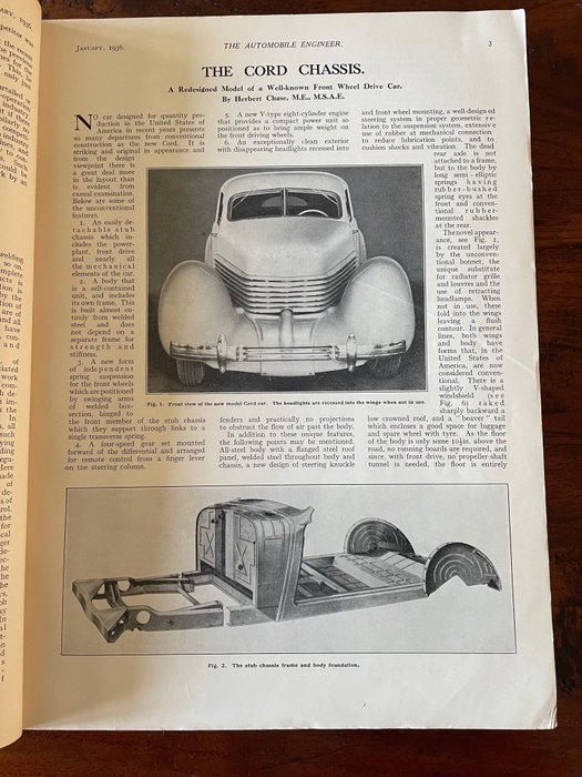 Image 2 of Books - The Automobile Engineer 1936 - AC, Alfa Romeo, Austin, Bentley, BMW, Citroën, Daimler, Ford
