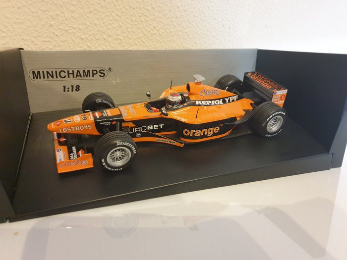Image 2 of MiniChamps - 1:18 - Orange Arrows showcar 2000 - Jos Verstappen limited edition