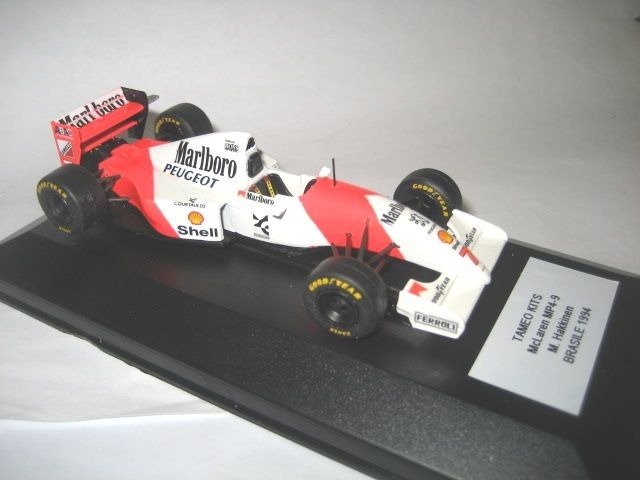 Image 2 of Tameo - 1:43 - F.1 McLaren MP4/9 Mika Hakkinen Brasile GP 1994 - assembled kit