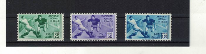 Image 2 of Italy Kingdom - 1932 Football World Championship with airmail - sassone S 73