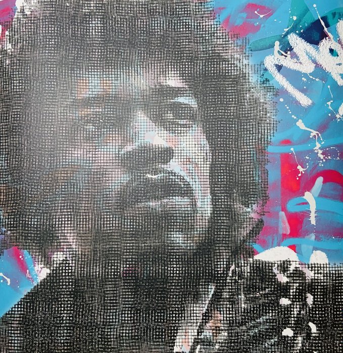 Preview of the first image of AIIROH (1987) x COLLELL (1968) - "Jimi Hendrix".