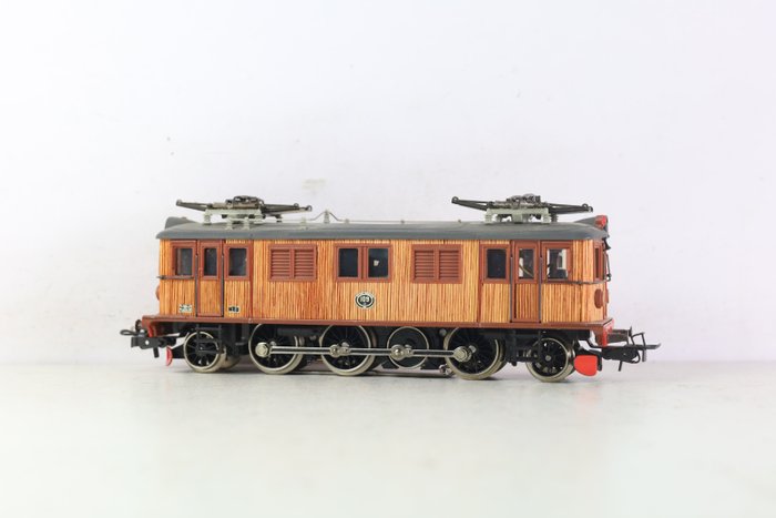 Preview of the first image of Märklin H0 - 3670 - Electric locomotive - Litt D109 in wood look - SJ.