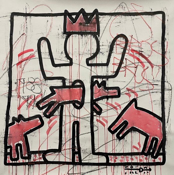 Preview of the first image of Freda People (1988-1990) - Haring And Basquiat.