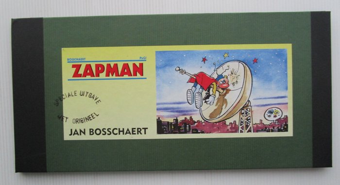 Image 2 of Zapman - Alweer een piano avond - map met originele strook in kleur - Hardcover - First edition - (