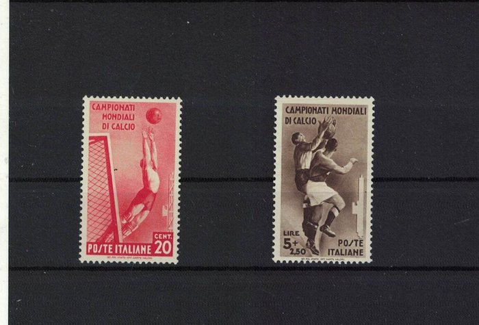 Image 3 of Italy Kingdom - 1932 Football World Championship with airmail - sassone S 73