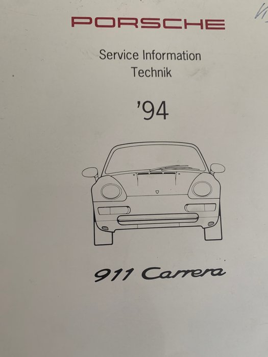 Image 2 of Brochures/catalogues - Service information Technik - Porsche - 1990-2000