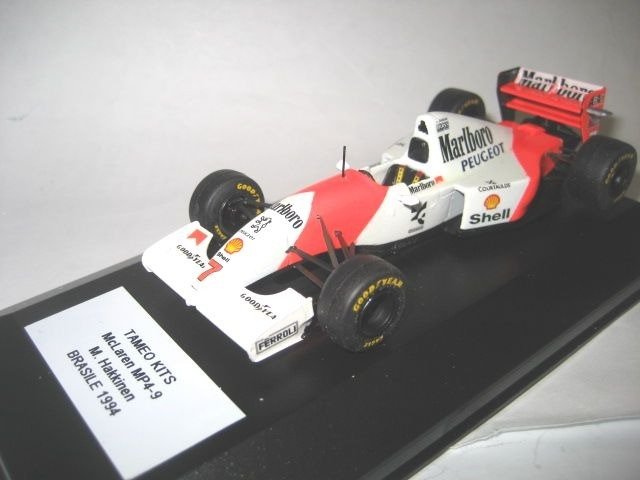Preview of the first image of Tameo - 1:43 - F.1 McLaren MP4/9 Mika Hakkinen Brasile GP 1994 - assembled kit.
