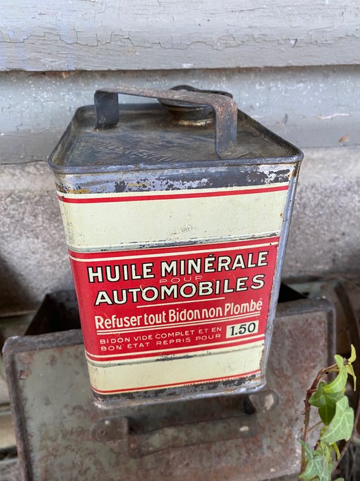 Image 2 of Oil can - huiles automobiles Renault - Renault - 1930-1940