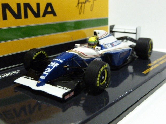 Image 2 of MiniChamps - 1:43 - Williams Renault FW16 F1 1994 Ayrton Senna GP Brazilie - Part number 547940102