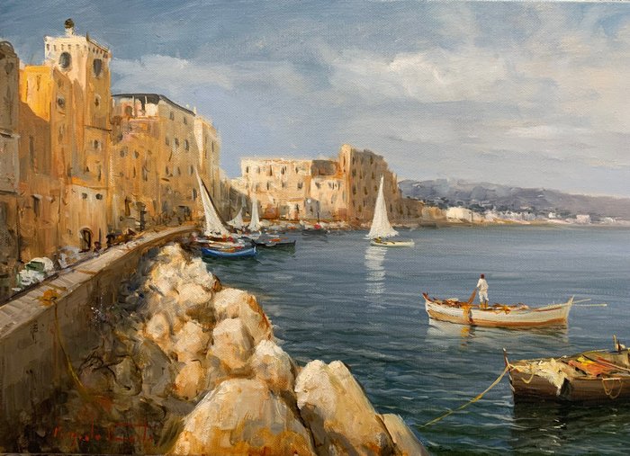 Image 3 of Pasquale Vuotto (1958) - Il borgo di celsa ischia ponte