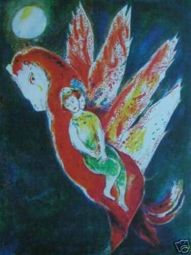 Preview of the first image of Marc Chagall (after) - Arabian Nights M 42 Planche 07.