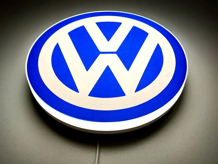 Image 3 of Sign - Volkswagen Illuminated lightbox dimmable warm/cold light - Volkswagen - After 2000