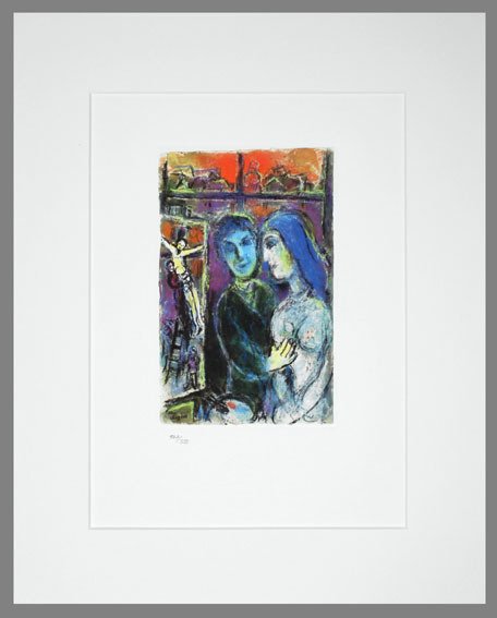 Image 2 of Marc Chagall (after) - Das Paar