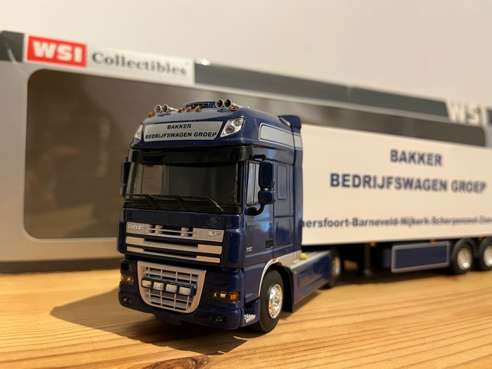 Preview of the first image of WSI - 1:50 - DAF 105 XF SSC 4x2 - Truck with refrigerated trailer from Bakker commercial vehicle gr.
