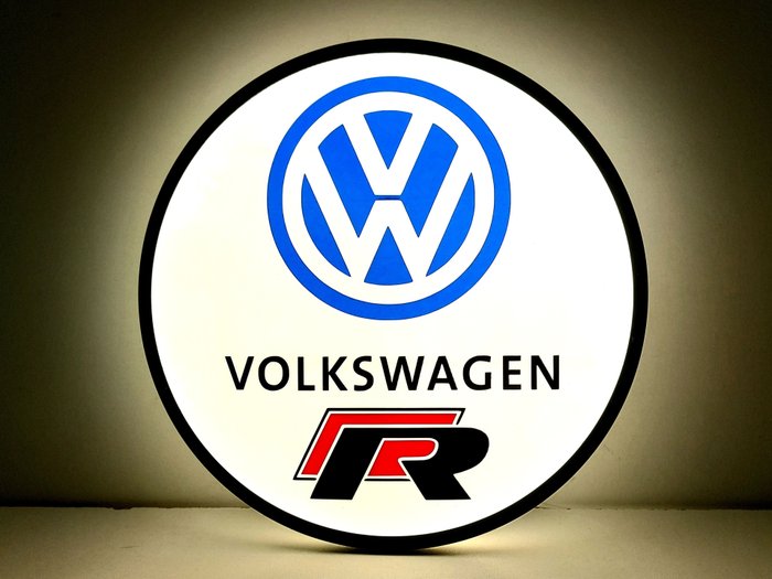 Image 2 of Sign - Volkswagen R Illuminated lightbox dimmable with remote control - Volkswagen - After 2000
