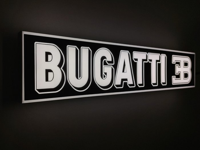 Image 2 of Sign - Bugatti Illuminated lightbox - Bugatti - After 2000