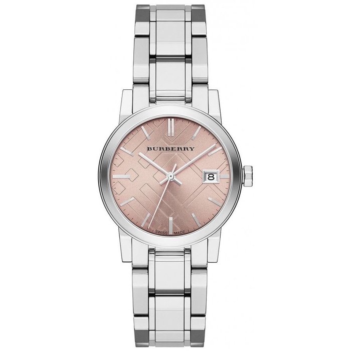 Preview of the first image of Burberry - Check Stamped Pink + FREE SHIPPING - BU9124 - Women - 2011-present.