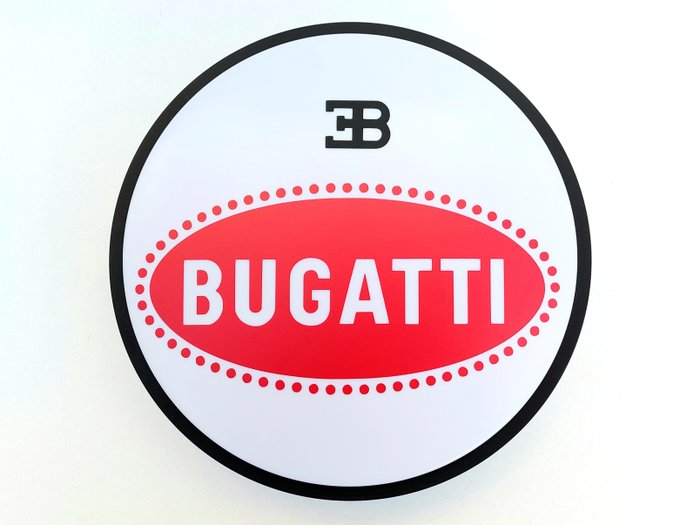 Image 2 of Sign - Bugatti Illuminated lightbox dimmable with remote control - Bugatti - After 2000