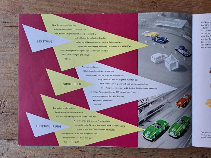 Image 2 of Brochures/catalogues - MGA / MG A sales brochure - MG - 1950-1960
