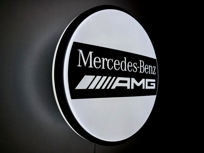 Image 3 of Sign - Mercedes-Benz AMG Illuminated lightbox dimmable with remote control - Mercedes-Benz - After