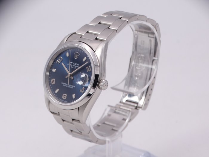 Image 3 of Rolex - Oyster Perpetual Date Blue - 15200 - Unisex - 2000-2010