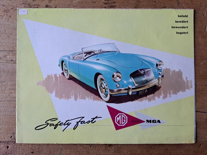 Preview of the first image of Brochures/catalogues - MGA / MG A sales brochure - MG - 1950-1960.