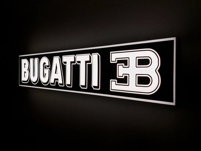 Image 3 of Sign - Bugatti Illuminated lightbox - Bugatti - After 2000