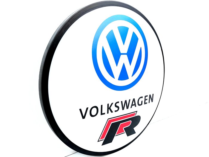 Image 3 of Sign - Volkswagen R Illuminated lightbox dimmable with remote control - Volkswagen - After 2000