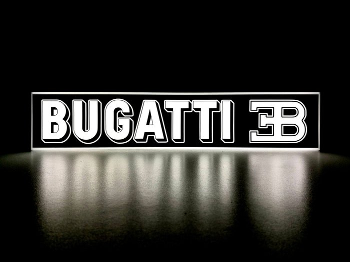 Preview of the first image of Sign - Bugatti Illuminated lightbox - Bugatti - After 2000.