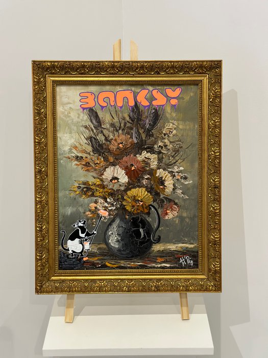 Preview of the first image of Art'Pej - Banksy Rat Painter.