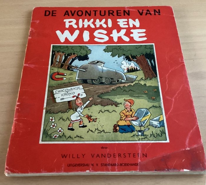 Rikki en Wiske - De avonturen van Rikki en Wiske - Geniet - Eerste druk - (1946)