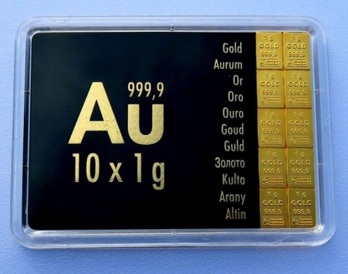 10 grams - Guld - Valcambi