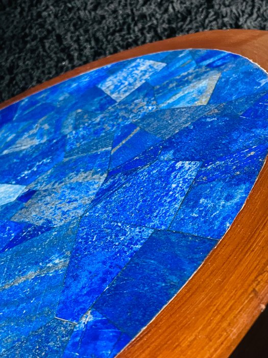 Image 3 of Coffee table, Coffee Table Top lapis lazuli 61cm x 61cm x2.5cm weight 7kg - Lapis Lazuli, Wood - Ea