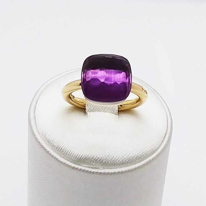 Preview of the first image of Pomellato - 18 kt. Gold - Ring Amethyst.