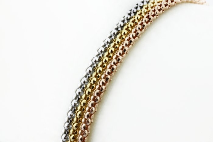 Image 3 of 18 kt. Gold, Pink gold, White gold, Yellow gold - Bracelet