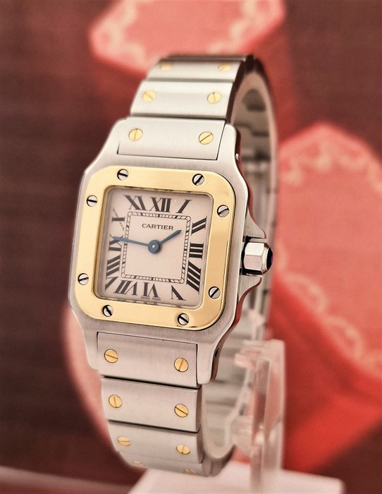 Preview of the first image of Cartier - Santos Galbée - Ref. 1567 - Women - 2011-present.