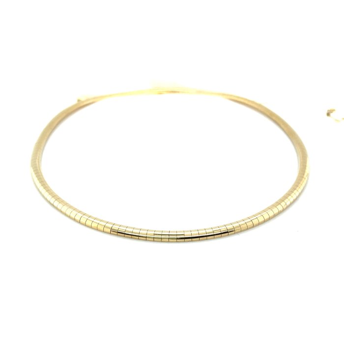 Preview of the first image of Snake Collier 41 cm - 14 kt. Gold, Yellow gold - Necklace.