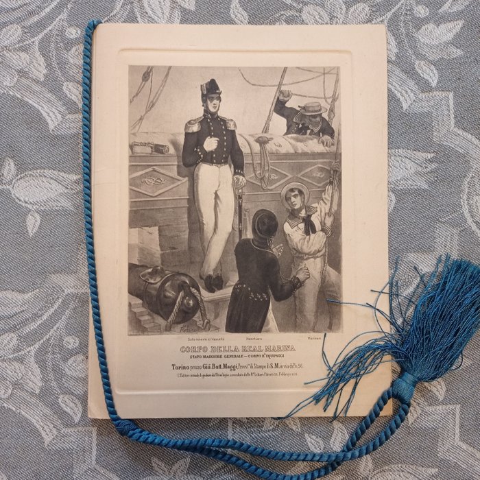 Preview of the first image of Ferdinando duca di Genova, Maria Luisa Duchessa di Genova - Signed calendar - 1940.