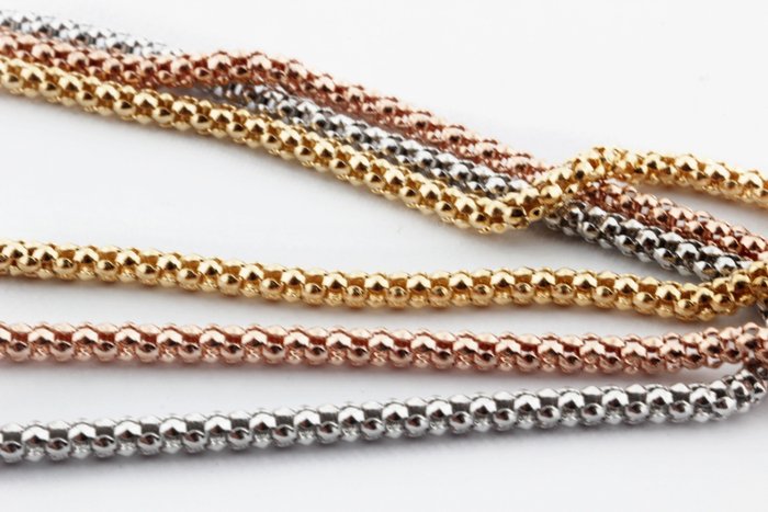 Image 2 of 18 kt. Gold, Pink gold, White gold, Yellow gold - Bracelet