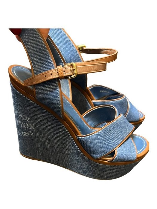 Louis Vuitton, Shoes, Louis Vuitton Sandals On Platforms