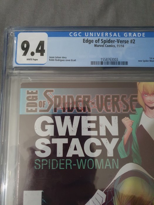 Image 3 of Edge of Spider-Verse #2 - CGC 9.4 - 1st appearance of the new Spider-Woman(Gwen Stacy) (2014)