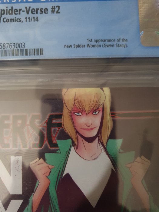 Image 2 of Edge of Spider-Verse #2 - CGC 9.4 - 1st appearance of the new Spider-Woman(Gwen Stacy) (2014)
