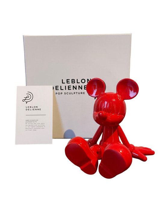 Mickey Mouse DISST01201MWRO - Mickey sitting - Red - Marcel Wanders - Leblon Delienne - 1 Statue - 2019