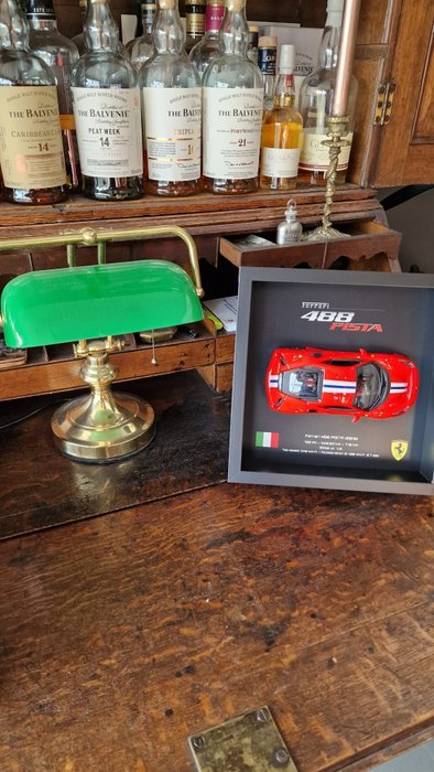 Image 2 of Decorative object - 3D Framed Ferrari 488 PISTA (2018) - Wheels in Frame