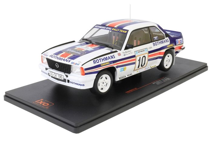 Preview of the first image of IXO - 1:18 - Opel Ascona 400 #10 Rally Acropolis 1982 - J. McRae / I. Grindrod.