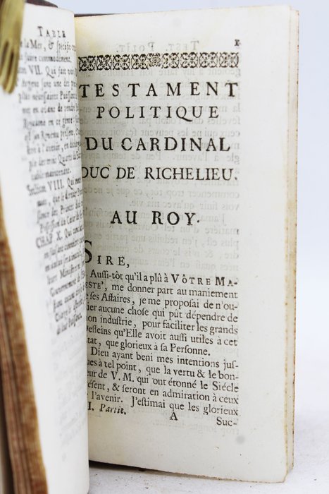 Image 3 of Cardinal Duc De Richelieu - Testament Politique D'Armand Du Plessis, Cardinal Duc De Richelieu - 16