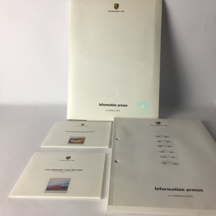Preview of the first image of Brochures/catalogues - Press Kit Gamma Porsche Model Year 2005 - Porsche - After 2000.